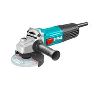 TOTAL - Amoladora Angular de Cable con Potencia de 750 W - Diámetro del Disco de 115 mm - Velocidad de 1200 rpm - Con Empuñadura Extra para Mejor Agarre