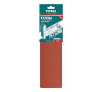 TOTAL - Juego de 2 lijas de banda, Medida 100 x 610 mm, 2 unidades P80, Compatible con TBS12001, Mod.TAC75