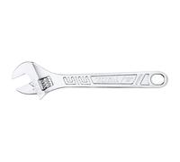 TOTAL - Llave Inglesa Ajustable - Con Moleta Central - Apertura de 0 a 19 mm - 15 cm de Largo - Para Aflojar Tuercas y Tornillos de Cabeza Hexagonal - Fabricada en Acero al Carbono