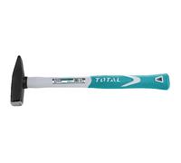TOTAL - Martillo Para Mecánico | 1500 g | Ideal Para Trabajos de Mecánica | Golpear Piezas de Metal o Chapas | Cabeza de Acero al Carbono | Mango Bimaterial