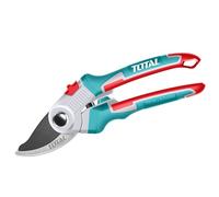 TOTAL - Tijera de Podar - 17 x 21,6 x 5 cm - Azul - Longitud de 220 mm - Tijera de Poda con Cuchillas de Acero al Carbono para Jardinería