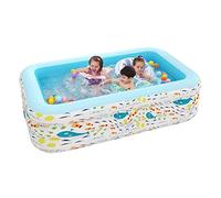 TOTIKI Piscinas Piscina Hinchable Rectangular Inflable para Adultos, 305 X 175 60 Cm Infantil para Jardín Jardín