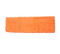 Totority 2 Piezas Almohadilla de Repuesto para Fregona, Reemplazo Fregona de Microfibra, Naranja, para Limpieza de Suelos en Seco y Húmedo, Hotel y Oficina