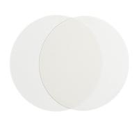 Totority 2 Piezas Tela Difusora de Luz Lámina Difusora de Luz 18cm Plástico Beige Antideslumbrante para Lámparas de Techo Dormitorio Infantil y Sala de Estar