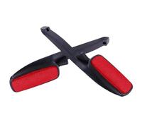 Totority 2piezas Cepillo Quitapelusas Estático Rotativo para Ropa y Muebles Reutilizable Fácil de Limpiar Quita Pelusas, Polvo y Pelos de Mascotas Paquete de Unidades Negras Apto