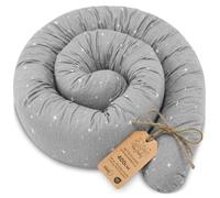 Totsy Baby Almohada para Dormir de Lado, Almohada para el Cuerpo de Serpiente 400 cm Algodón - cojin Cervical Enrollable Lavable Cojines Grandes Almohada para el Cuerpo Oeko-Tex Galaxia