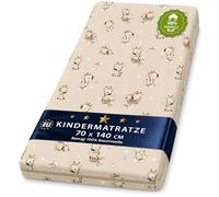 Totsy Baby Colchon Cuna Bebe 70x140 cm - colchoneta Enrollado Cama Infantil de Viaje colchón Transpirable y colchones de Espuma con Funda Lavable con una Bolsa de Viaje 70 x 140