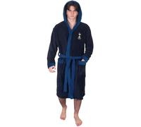 Tottenham Hotspur FC - Batín con forro polar y capucha para hombre - Producto oficial - Azul/azul marino - M