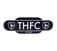 Tottenham Hotspur FC Retro - Cartel colgante (talla única), color negro y blanco