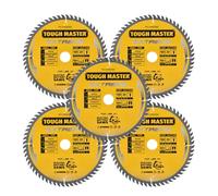 TOUGH MASTER Hoja de sierra circular de 165 mm, hoja de sierra circular profesional TCT, 165 x 20 x 60T, ideal para madera, madera con clavos, laminado, plástico, compatible con Bosch Makita Dewalt