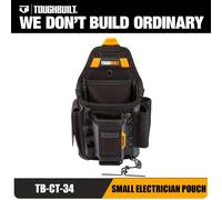 TOUGHBUILT TB-CT-34 Estuche Pequeño para Electricista de 7.5" con y 13 Bolsillos