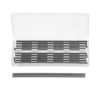 TOVINANNA 10 Piezas Cuchillas de Cepilladora Eléctrica Cuchillas de Cepilladora Acero Plata 82x5.5x1.1mm para Madera Carpintería y Fabricación de Muebles