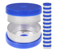 TOVINANNA 100 Tapas Abatibles para Botellas de Vidrio, Compatibles Versátiles de Aluminio y Plástico, Fácil Almacenamiento para Muestras de Laboratorio