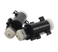 TOVINANNA 2 Piezas Caja de Engranajes Inteligente para Bote de Basura, Engranaje de Papelera Tapa Abatible, Mini Caja de Cambios, Plástico y Metal, Negro, Motor Micro Silencioso, Compatible