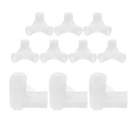 TOVINANNA 20 Piezas Conector para Zapatero y Junta de Tubo Organizador de Armario de 16mm, Plástico Blanco, Diámetro Interior 16mm, Diseño Engrosado, para Zapatero y Armario de Ropa