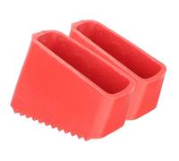 TOVINANNA Cubiertas Antideslizantes de Goma para Pies de Escalera, 2 Piezas Diseño Reforzado y Superficie Ampliada para Protección en Escaleras Domésticas y Uso Exterior