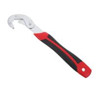 TOVINANNA Llave de Fontanero Herramienta Multifuncional Rango de Sujeción 22-32mm Ajustable de Acero al Carbono Rojo para Plomería y Espacios Reducidos