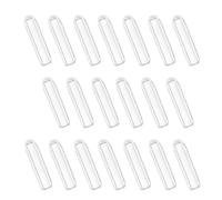 TOVINANNA Protectores Transparentes de PVC Ajuste Seguro y Mayor Seguridad 20 para Puntas de Gancho de Percha Metálica para Colgar Ropa