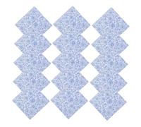 TOVINANNA Servilletas de Papel Azules Diseño Vintage de Rosas, 20 Unidades Absorbentes, Elegantes para Fiestas, Bodas y Recepciones o Té