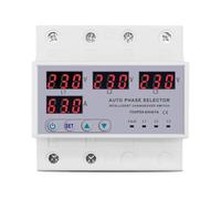 TOVPD3-63VAYA 63A 3 fases 3P + N selector de fase de carril Din ajustable protección de sobre y bajo voltaje Protector de relés de Monitor