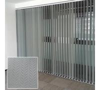 tow000ack Cortina Vertical de Lamas Opaca,Persianas Venecianas Verticales Gris,Translúcidas,Estores Privacidad,Cortina Corredera para Puertas y Ventanas,Personalizad,Ancho x Alto (100cm x 250cm)
