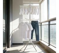 TOWEBOORY Tendedero Extensible, Tendedero Vertical de Ropa Octopus Tendedero Radial Portátil Soporte para Tender Ropa Ahorre Espacio Tendedero de Pie Perchero para Interiores y Exteriores Balcon
