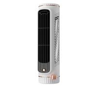Tower Fan Quiet - Electronic Components, Bladeless Silent 3 Speeds Rechargeable Tabletop Cooler | Cooling Fans That Blow Cold Air - For Home Bedroom Office Dorm Study Room Apartment RV Sleep