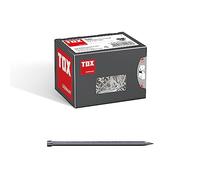 TOX Clavos de alambre 1,4x25 mm con cabeza de recalcado para fijaciones casi invisibles en madera, de uso universal en interiores y exteriores, acero brillante, 400 g por caja, 063100201