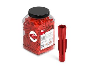 TOX espiga multiuso TRI 10 x 61 mm en Big Pack, espiga para casi todos los materiales de construcción, suministro duradero, 200 piezas en lata redonda versátil e inastillable, 2500 ml, 010260003