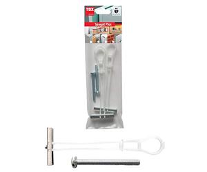 TOX Taco hueco con bisagra Spagat Plus M6, 2 piezas, 036600041