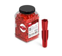 TOX taco multiuso TRI 8 x 51 mm en Big Pack, taco para casi todos los materiales de construcción, suministro duradero, 400 piezas en lata redonda versátil e inastillable, 2500 ml, 010260002