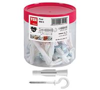 TOX Taco para ganchos Pirat Will-S con taco universal Trika en envase circular, 20 piezas, 01226111