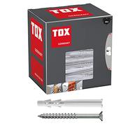 TOX Taco para marcos universal Tetrafix XL 8x80 mm + tornillo, 25 piezas, 021101101