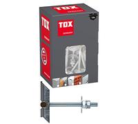 TOX Tapón inclinable Spagat Pro M8 mm, 10 unidades, 023100171, plateado