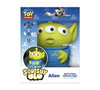 Paladone Lámpara nocturna Toy Story Alien SquishyGlo, recargable, silicona, 17 cm, licenciada
