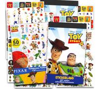 Toy Story Party Favors Pack ~ El paquete incluye más de 575 pegatinas de Toy Story y 75 tatuajes de Toy Story (suministros de fiesta)