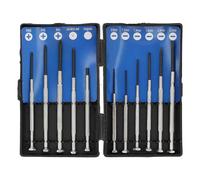 Toya 64330 manual screwdriver, 11-piece screwdriver set with magnetic bits, ideal for repairs and precision work, perfect for electricians and DIY enthusiasts.