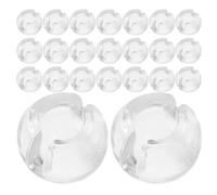 TOYANDONA 100 Unidades Conector Transparente Soporte Ajustable para Cadena de Persianas Enrollables Cuentas Verticales de Pom Estabilidad Vertical para Uso Hogar
