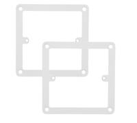 TOYANDONA 2 Piezas Adaptador Metálico de Enchufe 86mm, Acero Inoxidable | Reparación de Caja Eléctrica, Placa de Pared Rosca M4, para Renovaciones y Mantenimiento