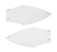 TOYANDONA 2piezas Accesorios Cubiertas Triangulares Metalicas Protegen el Alma del Instrumento Placa Posterior para Mástil de Guitarra Fácil Instalación