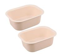 TOYANDONA 2piezas Accesorios para Cambiador de Lavabo Rectangular de Plástico Grueso Antideslizante para Lavado de Cara y Remojo de Pies Resistente al Calor para Uso Cuarto de Baño