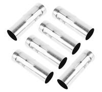 TOYANDONA 6 Piezas Portalámparas de Hierro Plata para Candelabros E14 Diseño Clásico Elegante, Fácil Instalación y Luz Brillante para Decoración del Hogar