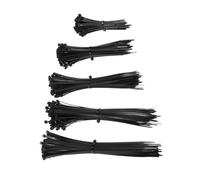 TOYANDONA 700 Piezas Bridas de Nylon Negro para Cables, Resistentes al Frío y Reutilizables, Organizador de Cables Duradero para Gestión Eléctrica Hogar
