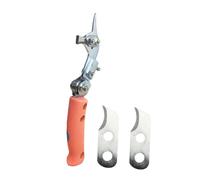 TOYANDONA Anillador para Huerto Profesional Tijeras de Podar de Acero y Plástico, Cortador de Anillos Ajustable Que Reduce la Fatiga y No Daña el Árbol Color Aleatorio