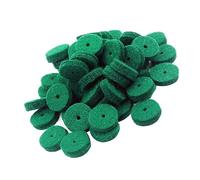 TOYANDONA Arandelas De Fieltro para Piano, 90 Piezas Verdes, Accesorios para Reparación y Nivelación De Teclas, Punzones De Arandela para Teclado De Piano