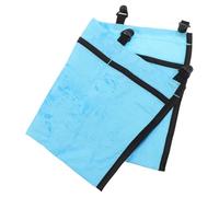 TOYANDONA Bolsa Colgante de Almacenamiento para Camping y Viajes, Plegable Cierre Elástico y Divisor Interno, Resistente de Nylon y Poliéster Azul