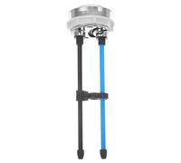 TOYANDONA Botón Redondo Doble para Tanque del Inodoro de Baño, Práctico y Duradero, con Barra de Acero Inoxidable, Adecuado para Uso en Casa y Hotel Estilo Aleatorio