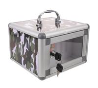 TOYANDONA Caja Armario para Guardar Móviles Cerradura, 6 Ranuras Independientes de Aleación Metálica, Diseño Ahorrador de Espacio para Oficinas y Fábricas