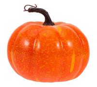 TOYANDONA Centro de Mesa Modelo de Calabaza Simulada de Espuma Naranja, Decoración Realista Multifuncional para Hogar y Tienda en Estilo Rural
