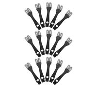 TOYANDONA Cepillo de Limpieza para Jaulas de Pájaros 15 Piezas Mango Largo Alambre Metálico y Cabezal Raspador de Plástico Accesorio para Eliminar Excrementos Jaulas y Perchas de Mascotas